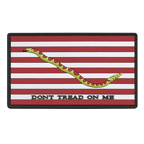 【中古】【未使用・未開封品】LEGEEON USA USA First Navy Jack Flag USN DTOM Dont Tread On Me タクティカルモラールPVCゴムファスナー