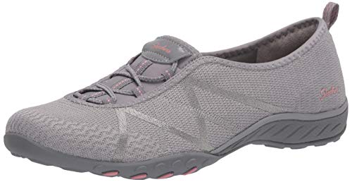 【中古】【未当て嵌める・未開封品】Skechers Women\u0027s Breathe-Easy-A-Look Sneaker, Grey, 6.5 M US