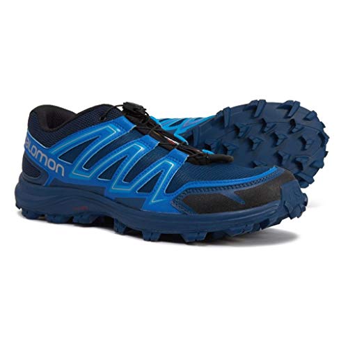 【中古】【未当て嵌める・未開封品】Salomon メンズ Speedtrak-M トレイル伝令 US 大きさ: 10 色つや: 青み