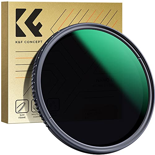 【中古】【未当て嵌める・未開封品】K\u0026F Concept 55粍 変数ニュートラルデンシティレンズフィルター ND8-ND2000 (3-11立ちふさがる) 雨合羽 自然調整能力のある ND水晶体ろ波器 24枚の多層コーテ