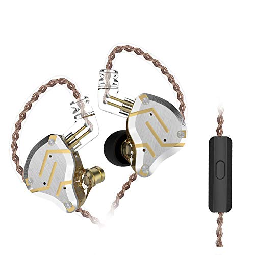 【中古】【未使用・未開封品】KZ ZS10 PRO ハイファイノイズアイソレーションイヤホン/イヤホン 取り外し可能なケーブル付き 2ピン 0.75mm With MIC ZS10 PRO