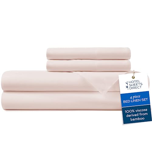 【中古】【未使用・未開封品】Hotel Sheets Direct ラグジュアリー100%バンブーベッドシーツセット ? 環境に優しい 低刺激性 しわ防止竹4ピースベッドシーツセット (カリフォ 50,777円