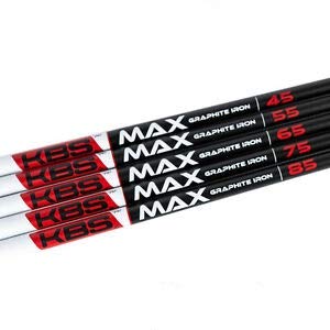 【中古】【未当て嵌める・未開封品】KBS MAX 黒鉛 アイアン ゴルフ 矢がら 5-PW 6本書き割り (フレックスをお選びください)