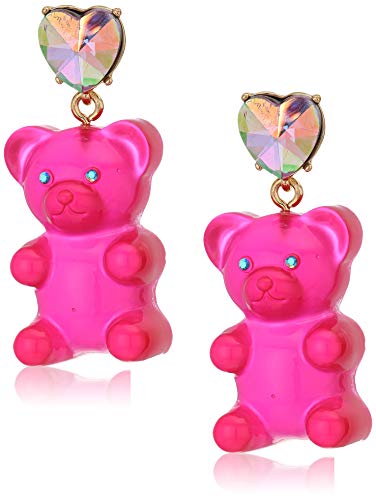 【中古】【未使用・未開封品】Betsey Johnson Women\'s Gummy Bear Drop Earrings, Pink, One Size｜AJIMURA-SHOP