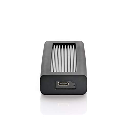 【中古】【未当て嵌める・未開封品】Oyen Digital Helix Dura 1結核症 USB-C NVMe Portable SSD, Up to 965 MB/S, DM2-P8-1T-BK