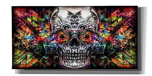 【中古】【未当て嵌める・未開封品】Epic Graffiti 「成り行き」ジークレーキャンバスウォールアート 24\" x 12\"" 黄色 EPIC-CA12244102"