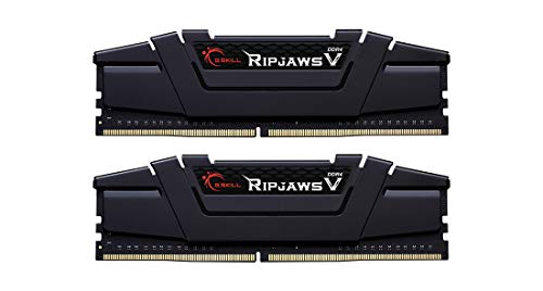 【中古】【未使用・未開封品】F4-3600C18D-16GVK [Ripjaws V 16GB (8GBx2) DDR4 3600Mhz (PC4-28800) CL18-22-22-42 1.35V Black]