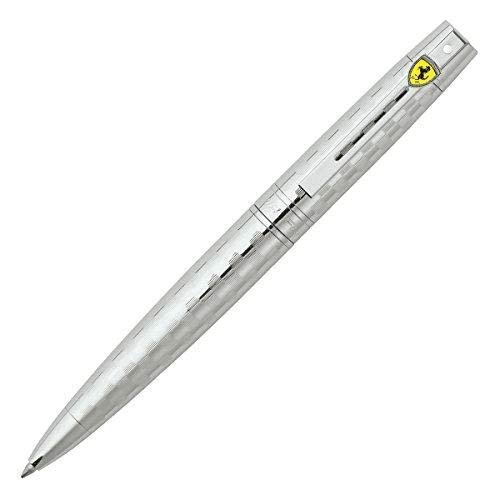 【中古】【未当てはめる・未開封品】Sheaffer Ferrari 300続きもの 金剛石はね除ける チェッカー信号旗刻みつけるバレル 光輝クローム大成 ボールペン