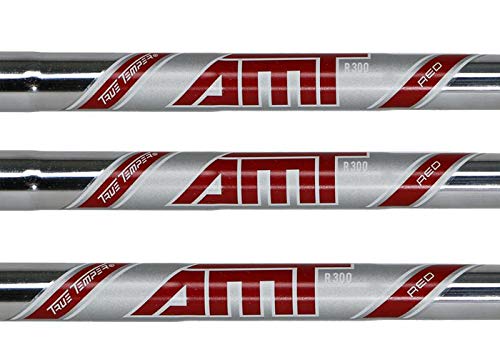 【中古】【未使用・未開封品】True Temper AMT レッド 4-PW + SW スチール アイアン シャフト .355 テーパー チップ - シャフト8個セット (フレックスを選択)