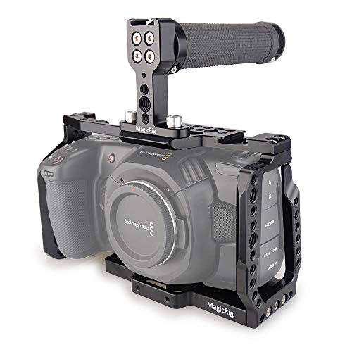 【中古】【未当て嵌める・未開封品】MAGICRIG BMPCC 4K / 6K 伏せ籠 とっ始め天然ゴム手持ち部分付き添い人 Blackmagic Pocket Cinema Camera BMPCC 4K / BMPCC 6K