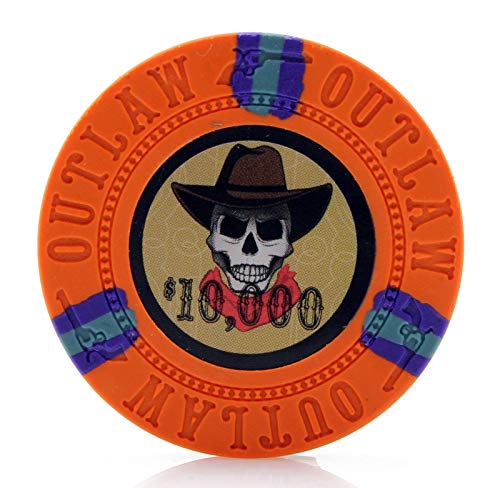【中古】【未使用・未開封品】Versa Games Outlaw クレイポーカーチップ 13g - 50個パック (カラー選択)