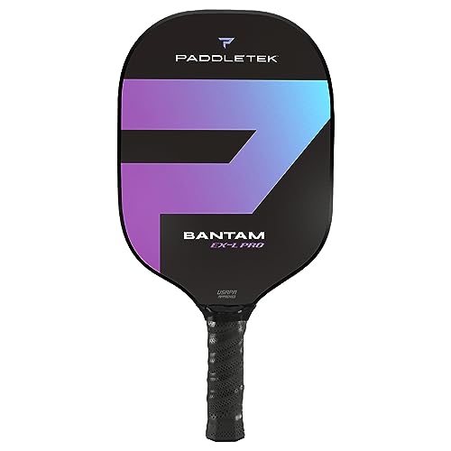 【中古】【未使用・未開封品】Paddletek Bantam EX-L Pro ピックルボールパドル トップウェイト標準グリップピックルボールパドル ハイテクポリマーハニカムコア付き ピックル