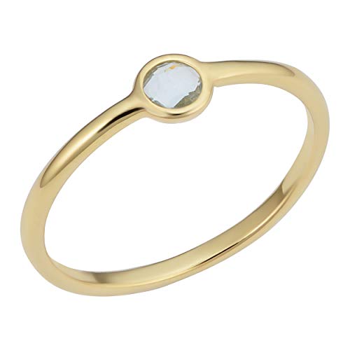 【中古】【未使用・未開封品】KoolJewelry 14Kイエローゴールド 天然アメジストまたはブルートパーズ リング ミニマリストジュエリー 女性用｜AJIMURA-SHOP 56,988円