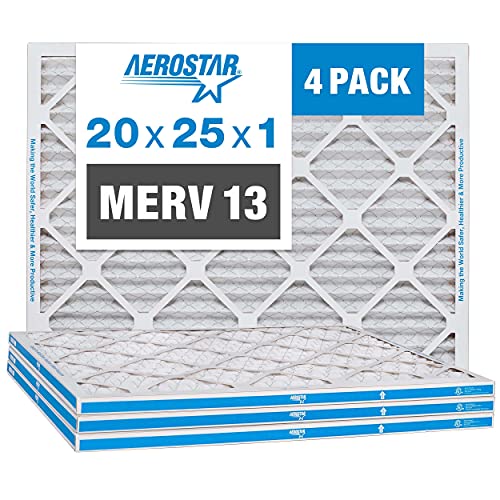 【中古】【未当て嵌める・未開封品】Aerostar MERV 13 MAX アレルゲン保護することエア湖水漉し ヘルシーホーム用 20x25x1 4枚書き割り 亜米利加製