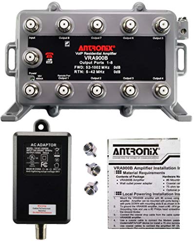 【中古】【未当てはめる・未開封品】9界面 双方向有線テレビ TV スプリッター 合図ブースター/アンプリファイアー 能動的逆もどり 皆無交通信号損失物 VoIP 電話を掛ける環状道路界面とF59ターミネー