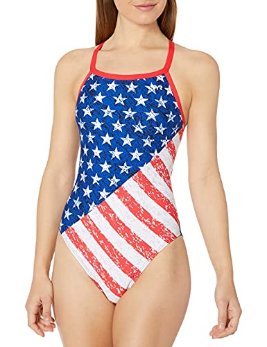 【中古】【未使用・未開封品】TYR Str Spngld Diamondft, RD/WHT/BLU, 36