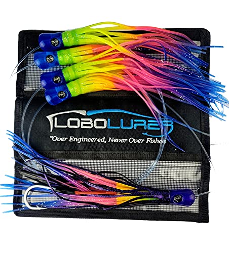 【中古】【未使用・未開封品】Lobo Lures スキップジャック ハイブリッド UV ビッグゲーム トローリングルアー デイジーチェーン マーリン マグロ マヒ プレミアムルアーバッ