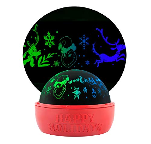 【中古】【未当てはめる・未開封品】Grinch Dr Seuss LEDシャドウライトプロジェクター 最高限度10フートまで投掛ける