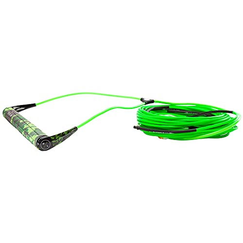 【中古】【未当て嵌める・未開封品】Hyperlite SG ウェイクボードハンドル Aラインメインライン 緑であること 80フート