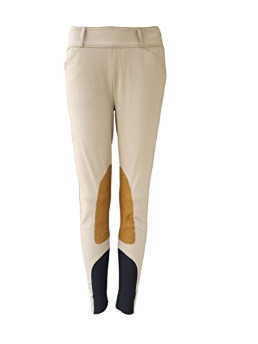 【中古】【未当て嵌める・未開封品】Tailored Sportsman レディース ミッドライズ サイドジップブーツソックス ブリーチ 1924 (タン、24R)