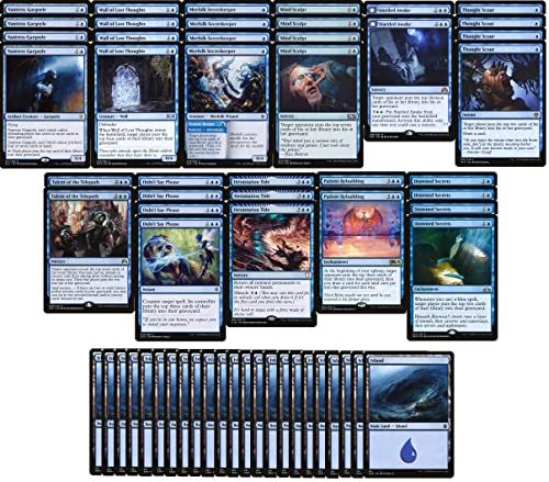 【中古】【未使用・未開封品】Elite Mill Deck - Mono Blue - Very Powerful - Modern Legal - Custom Built - Magic The Gathering - MTG - 60 Card｜AJIMURA-SHOP