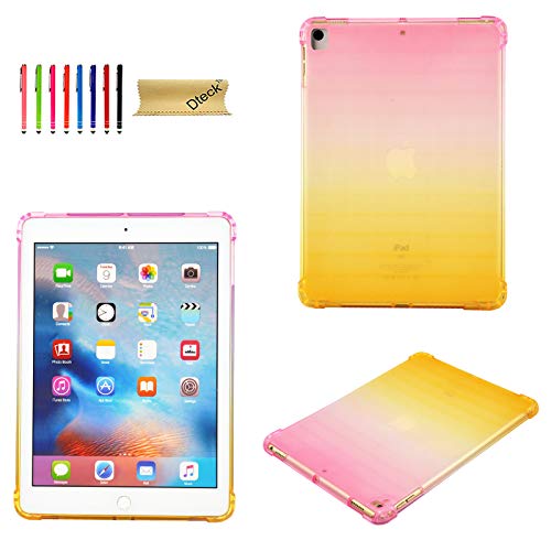 【中古】【未当て嵌める・未開封品】Dteck iPad 10.2 2019容れもの - 超か細い軽さ[隅っこ保護すること/傷押しとどめる] ホンブルグ帽TPUジェルシリコンバック保護すること取りまかなう Apple iPad 第7時人 10.2in 20