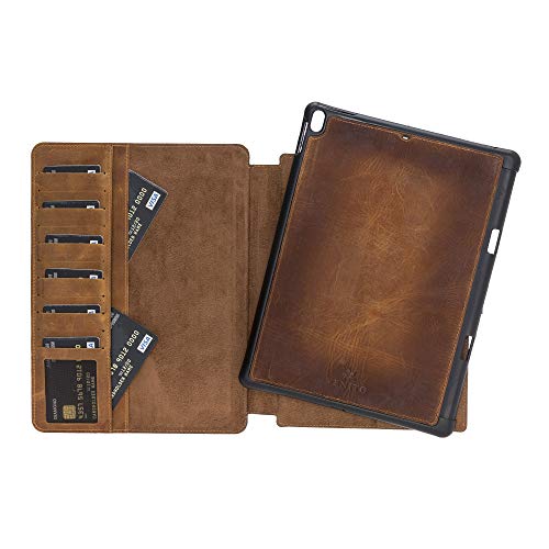 【中古】【未当て嵌める・未開封品】Venito Parma Magic タブレットウォレット iPad Air 10.5 2019 (第3時人) - ハンドメイドレザーフォリオスタンドケース - アンティーク赤銅色