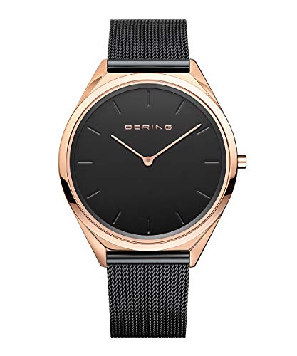 【中古】【未当て嵌める・未開封品】BERING(ベーリング) ウオッチ メンズ\u0026レディース(ユニ一発やる)アナログ 石英 ウルトラ か細い 寄せあわせ 御覧になる ステンレス鋼 スチール写真 ス