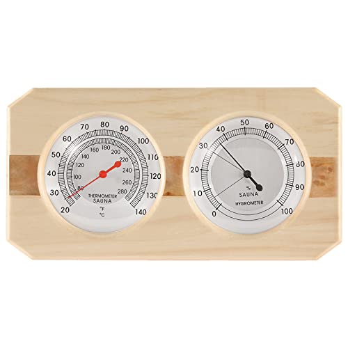 【中古】【未当てはめる・未開封品】Dyna-Living 木製サウナ湿度計 2はたご屋1 湿度計 サウナルームアクセサリー