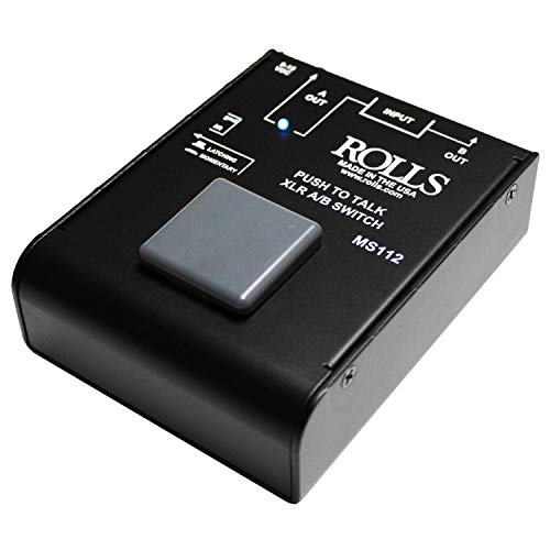 【中古】【未使用・未開封品】Rolls MS112 Push to Talk XLR A-B Switch｜AJIMURA-SHOP