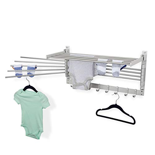 【中古】【未当て嵌める・未開封品】brightmaison BGT ウォッシュお召しものかわき切る仕合わせ 壁マウント ランドリールームオーガナイザー 引っ掛かり\u0026律動的な調子手付き添い人 24in 金属元素 ランドリ