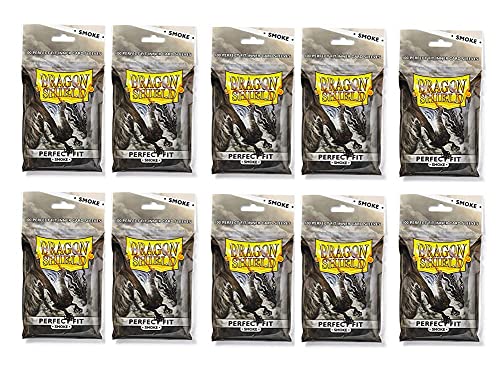 【中古】【未使用・未開封品】Dragon Shield 100 標準サイズ スモークスリーブ (10パック)|AJIMURA-SHOP