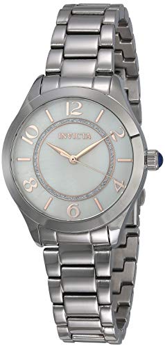 【中古】【未当て嵌める・未開封品】Invicta Women\u0027s Angel Quartz Watch with Stainless Steel Strap, Silver, 16 (Model: 31107)
