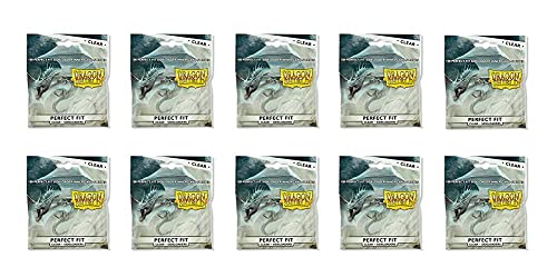 【中古】【未使用・未開封品】Dragon Shield 100標準サイズ サイドローダー クリアスリーブ 1 Pack