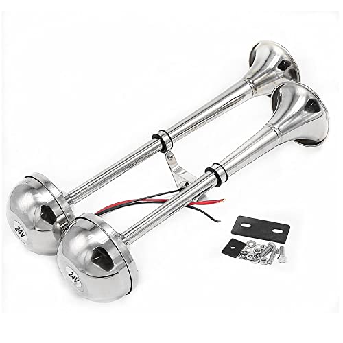 【中古】【未使用・未開封品】Viping Horn電気ホーンカーホーン150DB Bugle 船舶用ホーン 電気自動車マリンステンレススチール 304スピーカー ダブルホーン大音量スピーカー 2 29,487円
