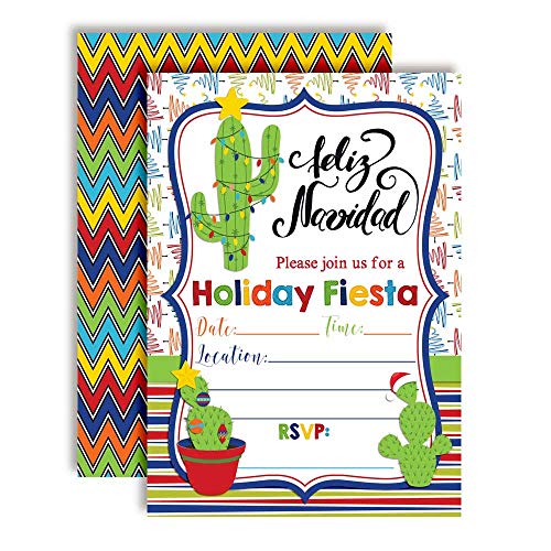 【中古】【未当て嵌める・未開封品】AmandaCreation Feliz Navidad クリスマス公休日 フィエスタ寄りあい連れ出す状 20枚 5inx7in 歌留多に詰める 真っ白い状ぶくろ20枚