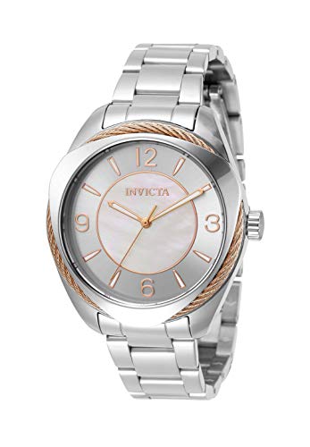 【中古】【未使用・未開封品】Invicta Women's Bolt Quartz Watch with Stainless Steel Strap, Silver, 18 (Model: 31217)