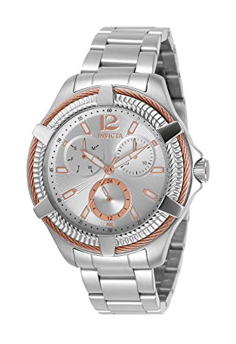 【中古】【未当て嵌める・未開封品】Invicta Women\u0027s Bolt Quartz Watch with Stainless Steel Strap, Silver, 18 (Model: 30899)