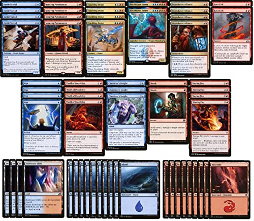 【中古】【未使用・未開封品】Elite Izzet Draw 2デッキ ブルーレッド 非常に強力 モダンリーガル カスタムビルド マジック・ザ・ギャザリング MTG カード60枚