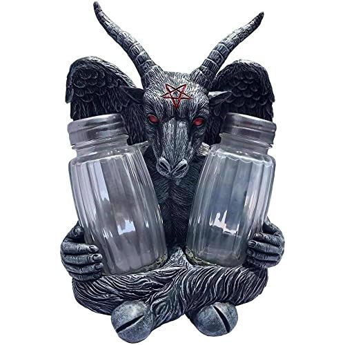 【中古】【未使用・未開封品】Kreepsville 666 ヤギヘッド バフォメット ソルト&ペッパーシェイカー|AJIMURA-SHOP