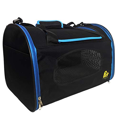 【中古】【未使用・未開封品】ペットキャリーバッグ 安全な猫キャリーバッグ 通気性抜群 犬キャリー ショルダー 折りたたみ HF-NIKH11