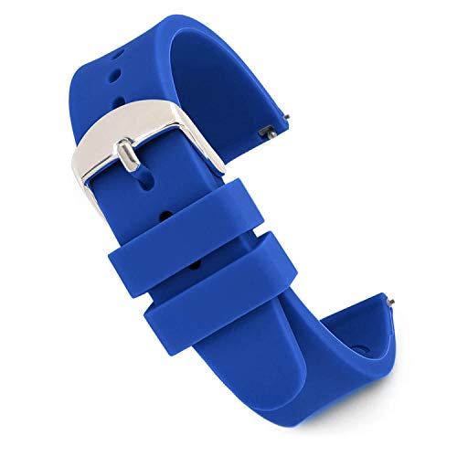 【中古】【未使用・未開封品】Speidel スクラブウォッチ 交換用 14mm ロイヤルブルー シリコンラバーバンド