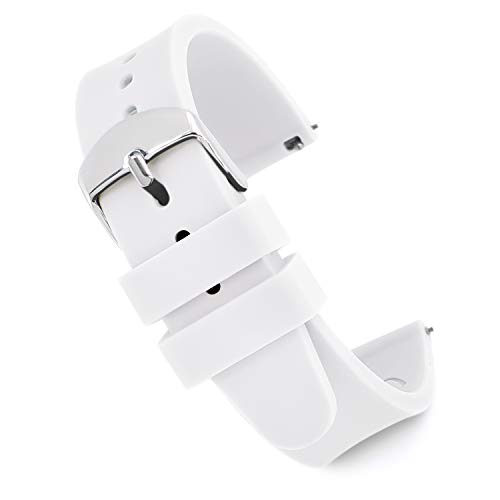 【中古】【未使用・未開封品】Speidel 交換用14mm スクラブシリコン時計バンド 看護師 医師 学生用 ホワイト
