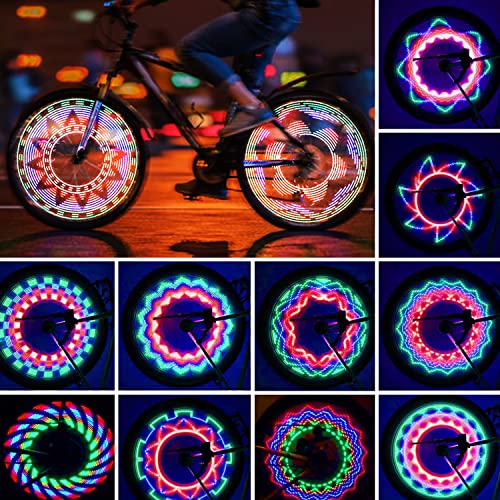 【中古】【未使用・未開封品】TGJOR 自転車ホイールライト LED防水自転車用スポークタイヤライト 32個 変更パターン 自転車リムライト マウンテンバイク/ロードバイク/BMXバイ