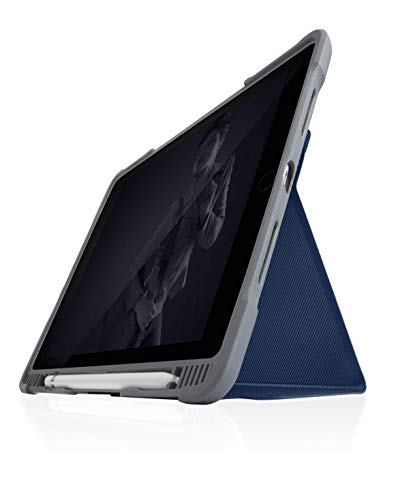 【中古】【未使用・未開封品】STM Dux Plus Duo Apple iPad ケース (Blue, for ipad 7/8th gen 10.2)