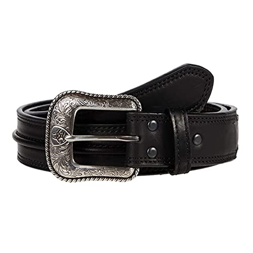 【中古】【未使用・未開封品】Ariat センターバンプ ベルト US サイズ: 42 カラー: ブラック