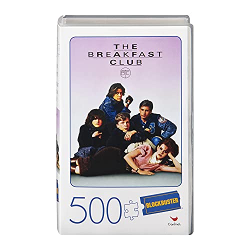 【中古】【未使用・未開封品】500ピースパズル プラスチック製 レトロ ブロックバスター VHSビデオケース 朝食クラブ