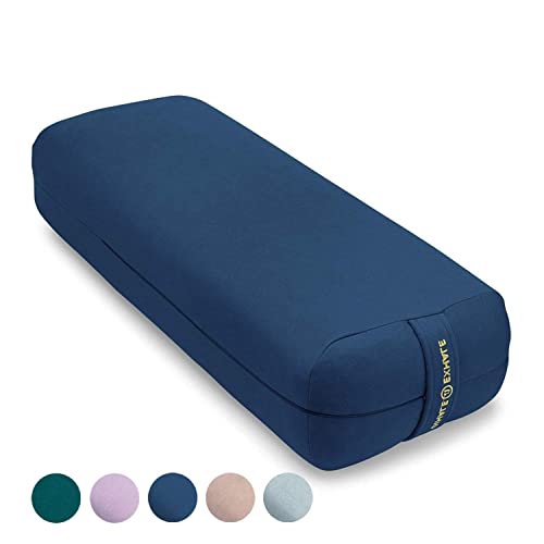 【中古】【未使用・未開封品】Ajna ヨガボルスター枕 瞑想とサポートに 長方形ヨガクッション 洗濯機使用可 キャリーハンドル付き
