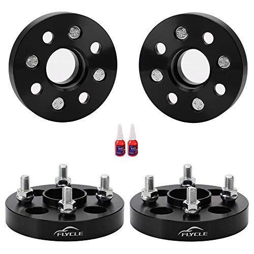 【中古】【未使用・未開封品】Flycle ハブ セントリック ホイールスペーサーアダプター 4x100 4ラグ 1インチ 4x100mm 4x100mm ホイールスペーサー 12x1.5スタッド付き CB 54.1