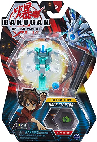 【中古】【未使用・未開封品】Bakugan Ultra ハオスクロプター 3インチ コレクタブルアクションフィギュアとトレーディングカード 対象年齢6歳以上